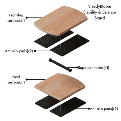 Complete Steady Kit — Board + Grip Socks + Callus Smoother